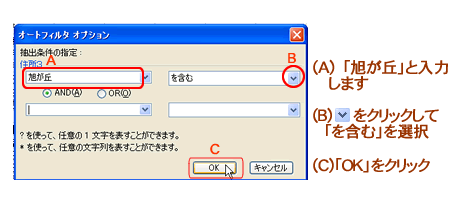 �u�I�[�g�t�B���^�I�v�V�����v�_�C�A���O�{�b�N�X